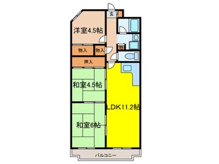 グランドメゾン中山（308）の物件間取画像